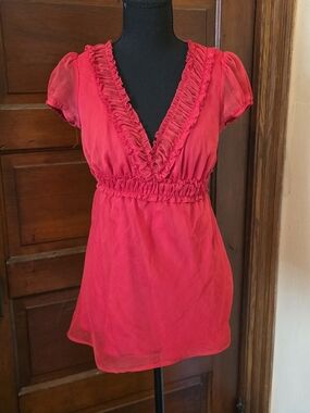 Rue21 Red Lightweight Blouse